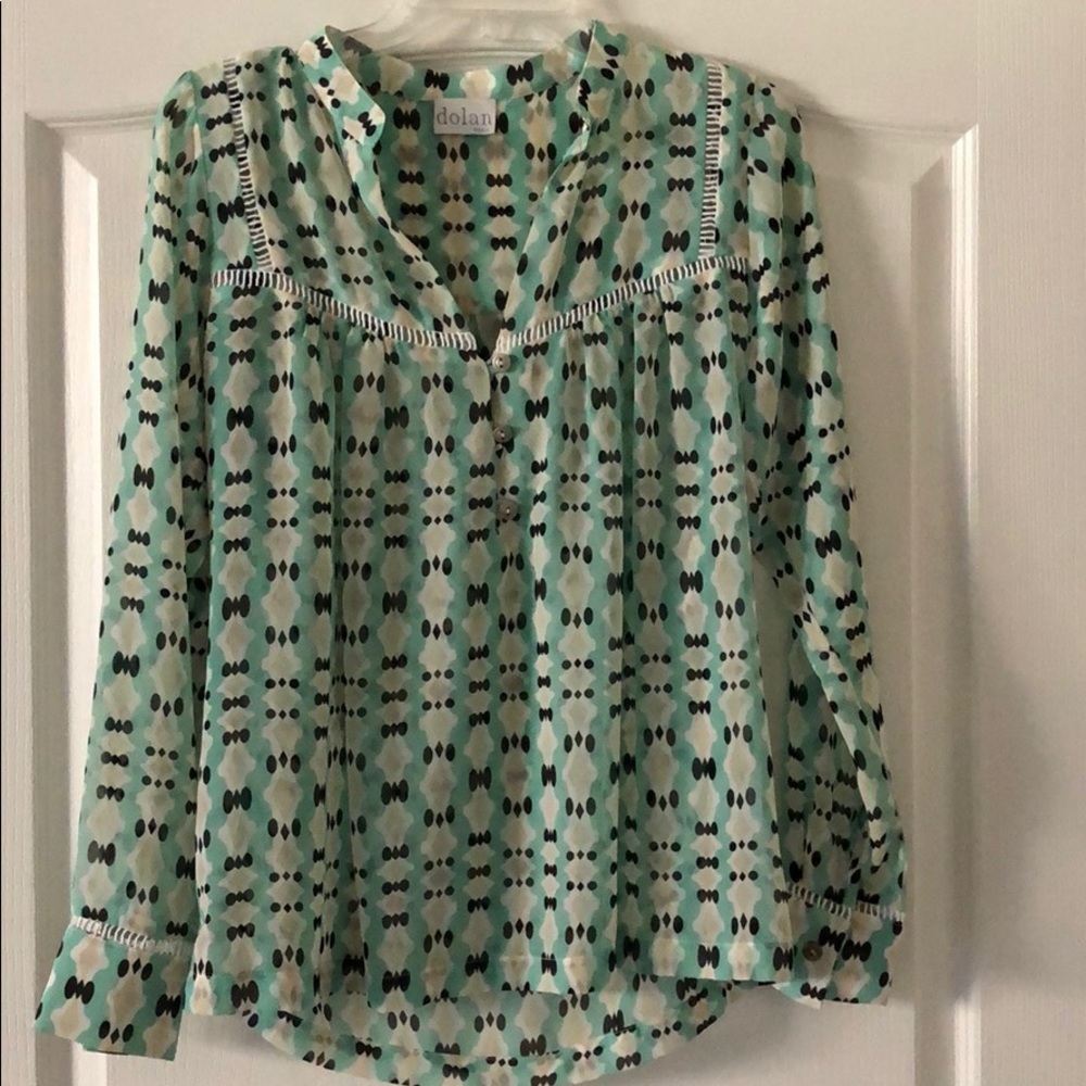 Anthropologie Dolan sheer blouse
